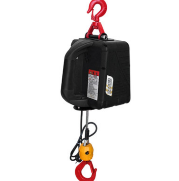 便攜式牽引電動葫蘆是空調(diào)外機師傅的得力工具